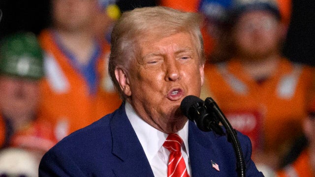 President Trump Holds Rally At US Steel Near Pittsburgh 