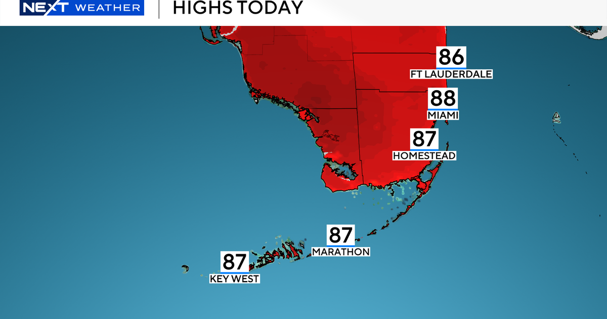 South Florida gets a break from the wet weather, heat returns 